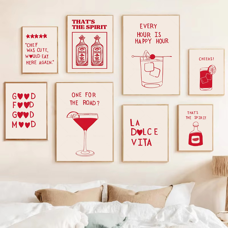 Home Cooking Quotes - Dipinto su tela 2D: 1 pezzo