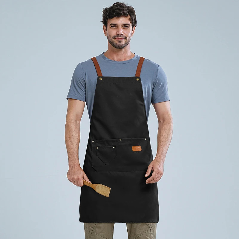 Home Cooking Work - Grembiule da Cucina Impermeabile Unisex con