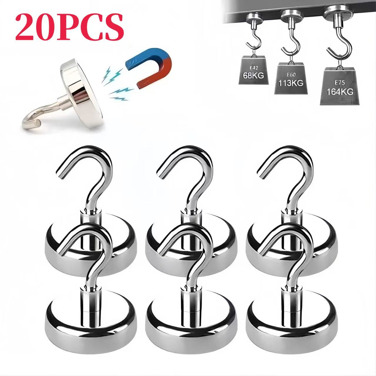 Home Cooking Delivery - 1-10-20PCS Ganci magnetici resistenti Ganci di