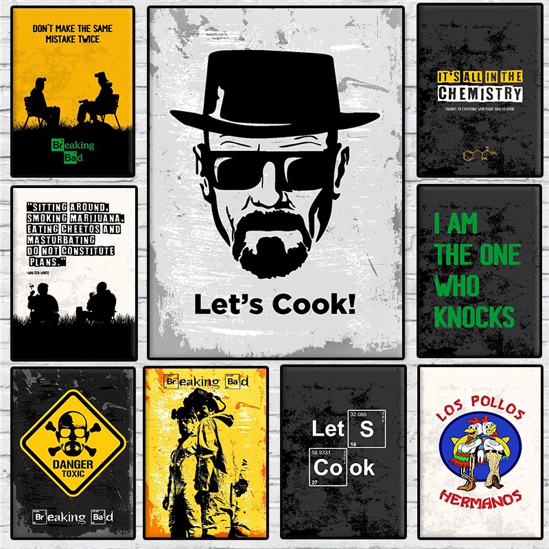 Home Cooking Shows - Poster Classico della Serie TV Breaking