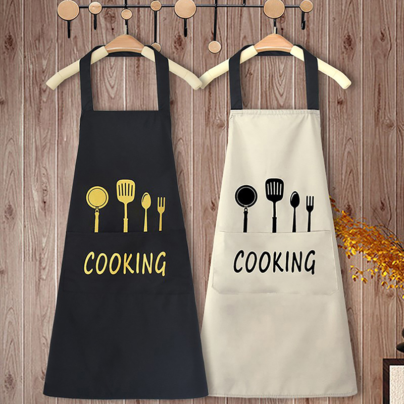 Home Cooking Service - Grembiule Impermeabile e Antimacchia, con Funzione