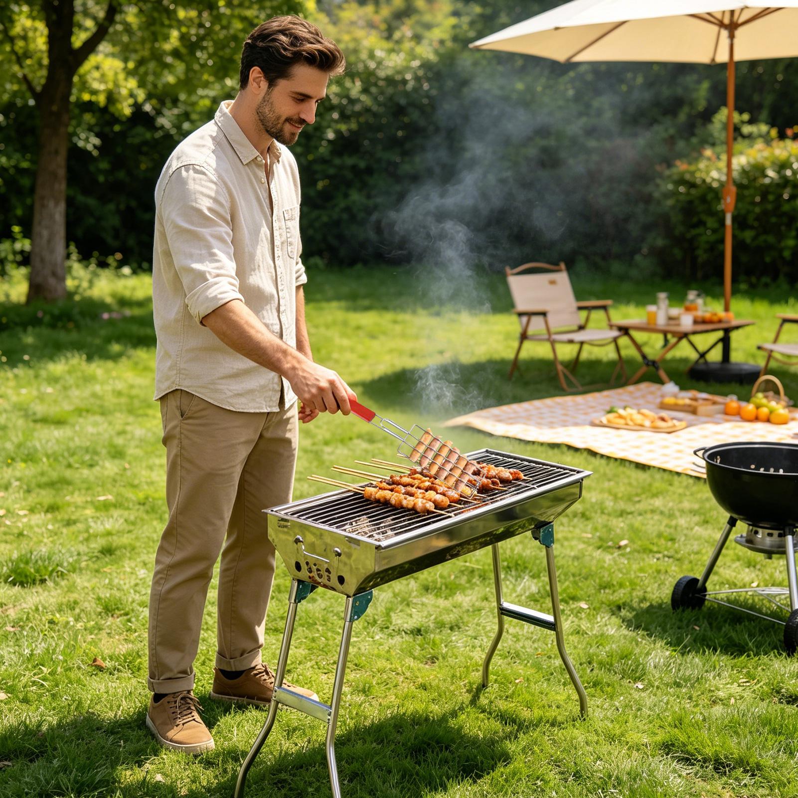 Cestello per barbecue con mani - Home Cooking Business recensione e prezzo
