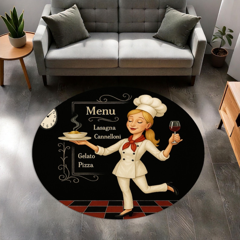 Tappeto da cucina rotondo da c - Home Cooking Menu recensione e prezzo