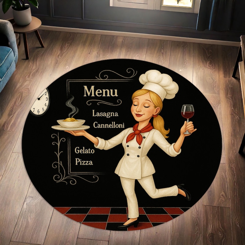 Tappeto da cucina rotondo da c - Home Cooking Menu recensione e prezzo