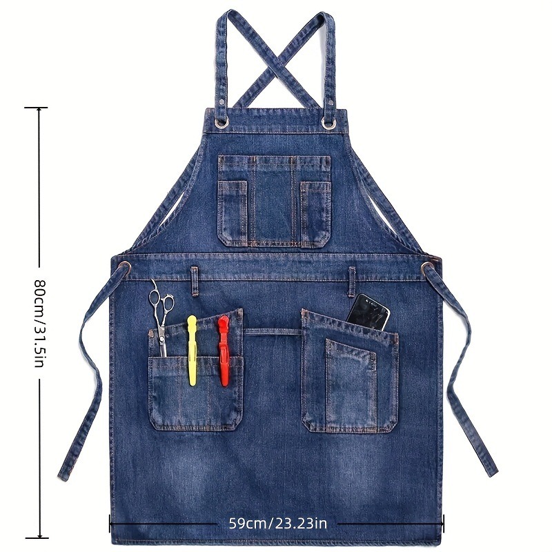 1 pz moda grembiule in denim m - Home Cooking Work recensione e prezzo