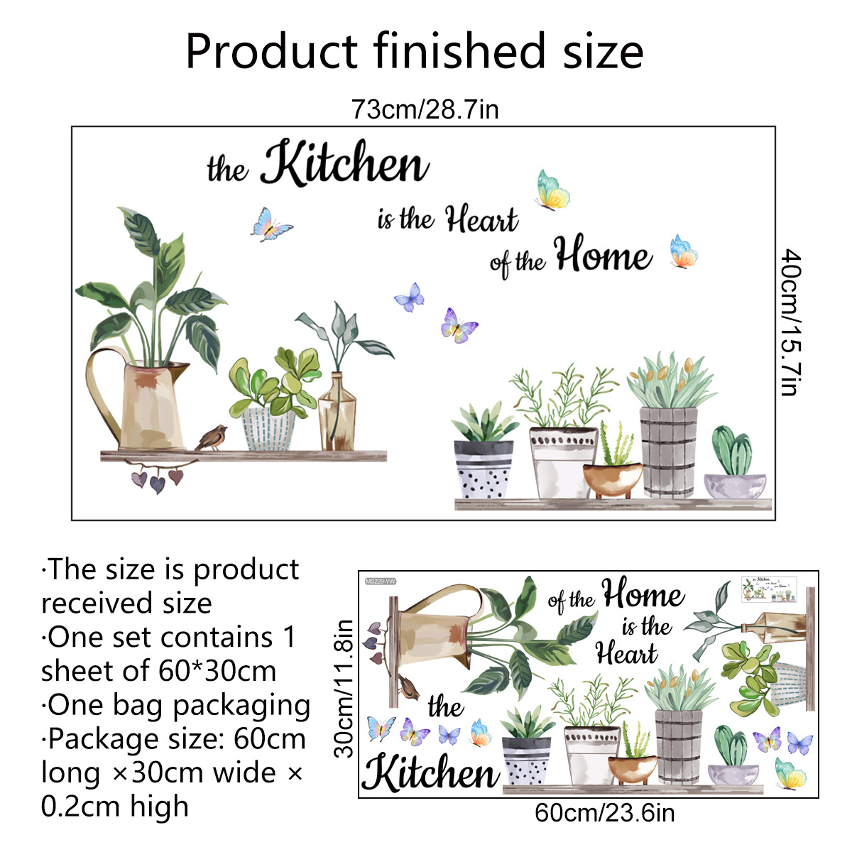 Cucina Piante verdi Cucina Art - Home Cooking Quotes recensione e prezzo