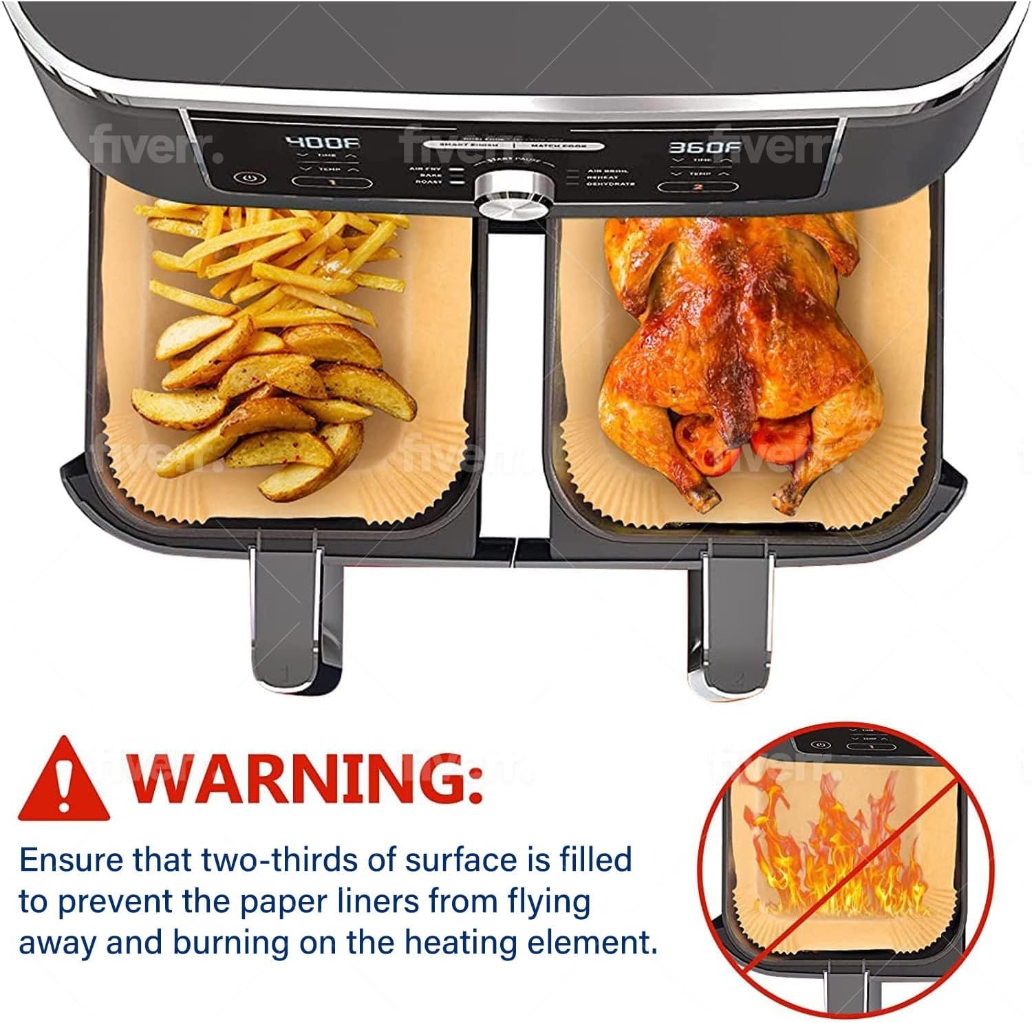 Carta da forno per friggitrice - Ninja Air Fryer Af300 recensione e prezzo