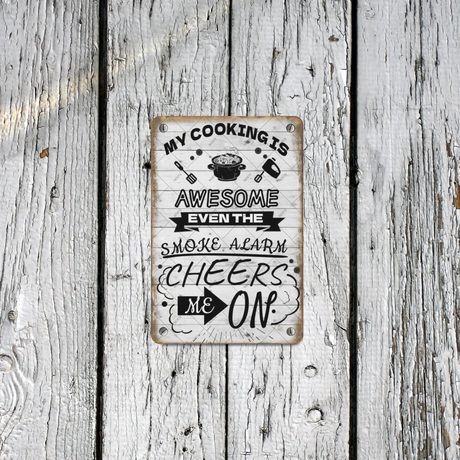 Noete Insegna in Metallo con F - Home Cooking Quotes recensione e prezzo